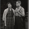 Lynn Hamilton and unidentified actor in the stage production The Cool World