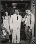 Hilda Simms, Roscoe Lee Browne, and Billy Dee Williams in the stage production The Cool World