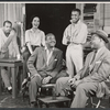 Gene Boland [center] and unidentified others in rehearsal for the stage production The Cool World