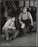 Billy Dee Williams and unidentified actor in the stage production The Cool World