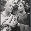 Staats Cotsworth and Jane White in the 1965 Shakespeare in the Park production of Coriolanus