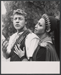 Robert Burr and Jane White in the 1965 Shakespeare in the Park production of Coriolanus