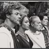 Robert Burr, Jane White, Staats Cotsworth and Mitchell Ryan in the 1965 Shakespeare in the Park production of Coriolanus