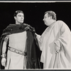 Philip Bosco and Patrick Hines in the 1965 American Shakespeare Festival production of Coriolanus