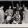 Philip Bosco, M. Josef Sommer, DeVeren Bookwalter and Patrick Hines in the 1965 American Shakespeare Festival production of Coriolanus