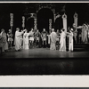 Philip Bosco [center] and unidentified others in the 1965 American Shakespeare Festival production of Coriolanus