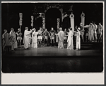 Philip Bosco [center] and unidentified others in the 1965 American Shakespeare Festival production of Coriolanus