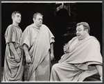 Frederic Warriner, Rex Everhart and Patrick Hines in the 1965 American Shakespeare Festival production of Coriolanus