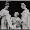Aline MacMahon, Patricia Hamilton and unidentified [left] in the 1965 American Shakespeare Festival production of Coriolanus