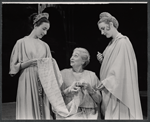 Aline MacMahon, Patricia Hamilton and unidentified [left] in the 1965 American Shakespeare Festival production of Coriolanus