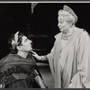 Philip Bosco and Aline MacMahon in the 1965 American Shakespeare Festival production of Coriolanus