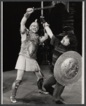 DeVeren Bookwalter and unidentified in the 1965 American Shakespeare Festival production of Coriolanus