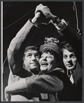 Hal Buckley, Nancy Andrews and Clifford David in the stage production Cradle Will Rock