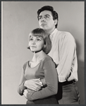 Studio portrait of Lauri Peters and Jerry Orbach in the stage production The Cradle Will Rock