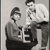 Studio portrait of Lauri Peters and Jerry Orbach in the stage production The Cradle Will Rock