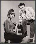 Studio portrait of Lauri Peters and Jerry Orbach in the stage production The Cradle Will Rock