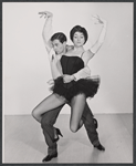 Studio portrait of Gilbert Vernon and Annie Ross in the stage production Cranks