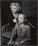Joan Blondell and Tallulah Bankhead in the stage production Crazy October