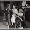 Estelle Winwood, Tallulah Bankhead, and Joan Blondell in the stage production Crazy October