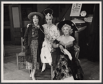 Estelle Winwood, Tallulah Bankhead, and Joan Blondell in the stage production Crazy October