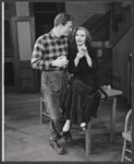 Fred Beir and Tallulah Bankhead in the stage production Crazy October