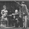 Helen Gallagher, Robert Weede, and Steve Arlen in the stage production Cry for Us All
