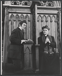 Steve Arlen and Elliott Savage in rehearsal for the stage production Cry for Us All
