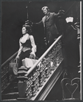 Joan Diener and Steve Arlen in the stage production Cry for Us All