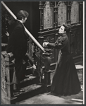 Steve Arlen and Joan Diener in the stage production Cry for Us All