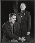 John Kerr and Ann Revere in rehearsal for the stage production Cue for Passion