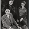 Russell Gaige, John Kerr and Joanna Brown in rehearsal for the stage production Cue for Passion