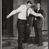 John Kerr and Robert Lansing in the stage production Cue for Passion