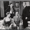 Clockwise from lower left: Diana Wynyard, John Kerr, Lloyd Gough, and Russell Gaige in the stage production Cue for Passion