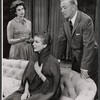 Joanna Brown, Diana Wynyard, and Lloyd Gough in the stage production Cue for Passion