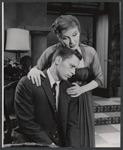 John Kerr and Diana Wynyard in the stage production Cue for Passion