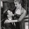 John Kerr and Diana Wynyard in the stage production Cue for Passion