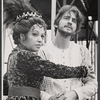Jane White and Sam Waterston in the Shakespeare in the Park stage production Cymbeline