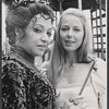 Jane White and Karen Grassle in the Shakespeare in the Park stage production Cymbeline