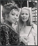 Jane White and Karen Grassle in the Shakespeare in the Park stage production Cymbeline