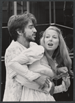 Sam Waterston and Karen Grassle in the Shakespeare in the Park stage production Cymbeline