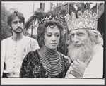 Sam Waterston, Jane White, and Tom Aldredge in the Shakespeare in the Park stage production Cymbeline