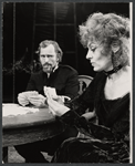 Robert O'Herron and Viveca Lindfors in the stage production Dance of Death