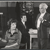 Rip Torn, Emlyn Williams and unidentified in rehearsal for stage production Daughter of Silence