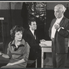 Rip Torn, Emlyn Williams and unidentified in rehearsal for the stage production Daughter of Silence