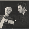 Emlyn Williams and Rip Torn in rehearsal for the stage production Daughter of Silence