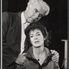 Emlyn Williams and unidentified in rehearsal for the stage production Daughter of Silence