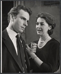 Rip Torn and Joanne Linville in the stage production Daughter of Silence