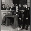 Joanne Linville, Joe De Santis, Emlyn Williams, William Hansen, Rip Torn and ensemble in the stage production Daughter of Silence