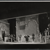 Rip Torn [center] and ensemble in the stage production Daughter of Silence