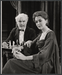 Emlyn Williams and Joanne Linville in the stage production Daughter of Silence